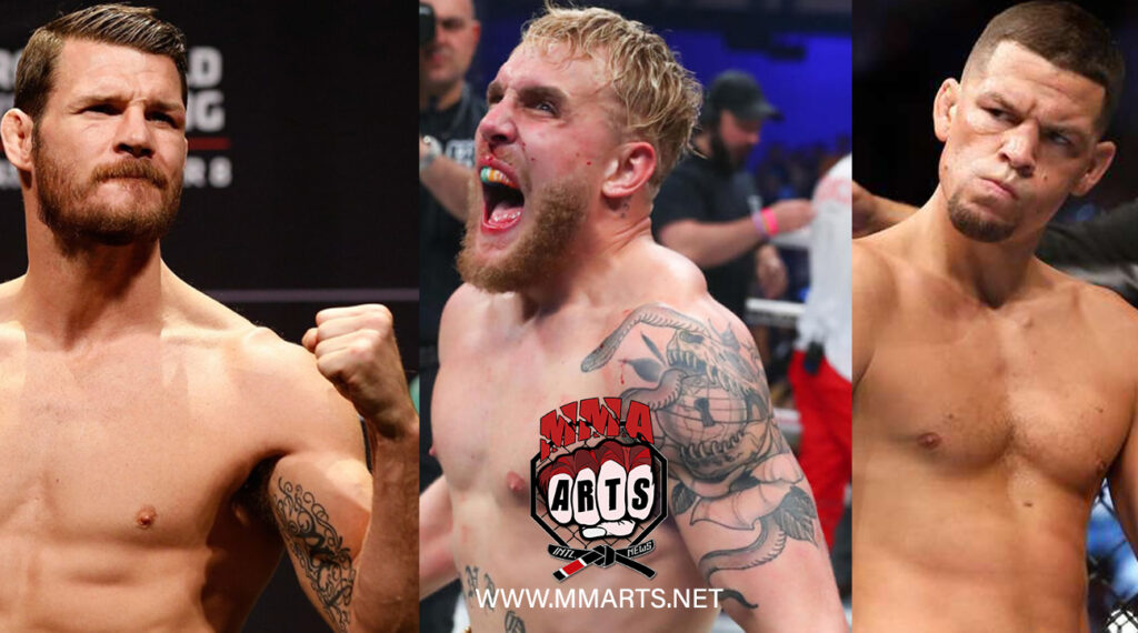 NATE DIAZ JAKE PAUL MICHEL BISPING