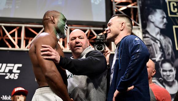Kamaru Usman y Colby Covingtom