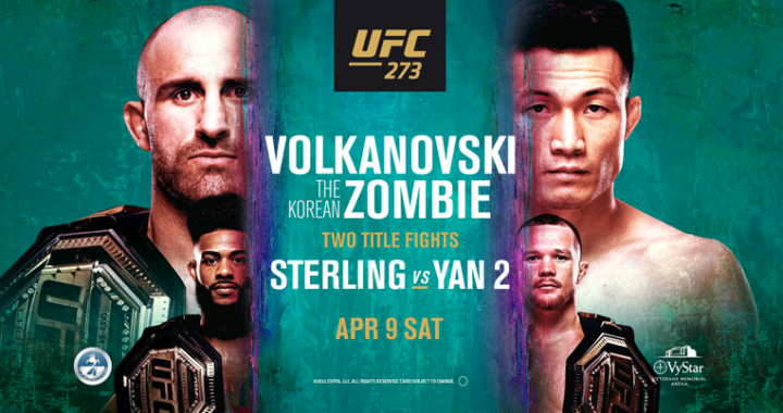 UFC 273 en vivo gratis