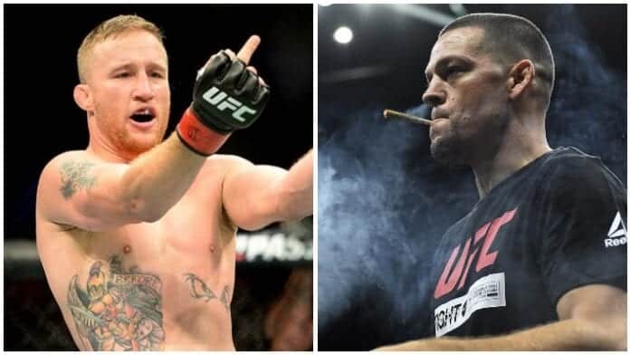 nate diaz vs justin Gaethje