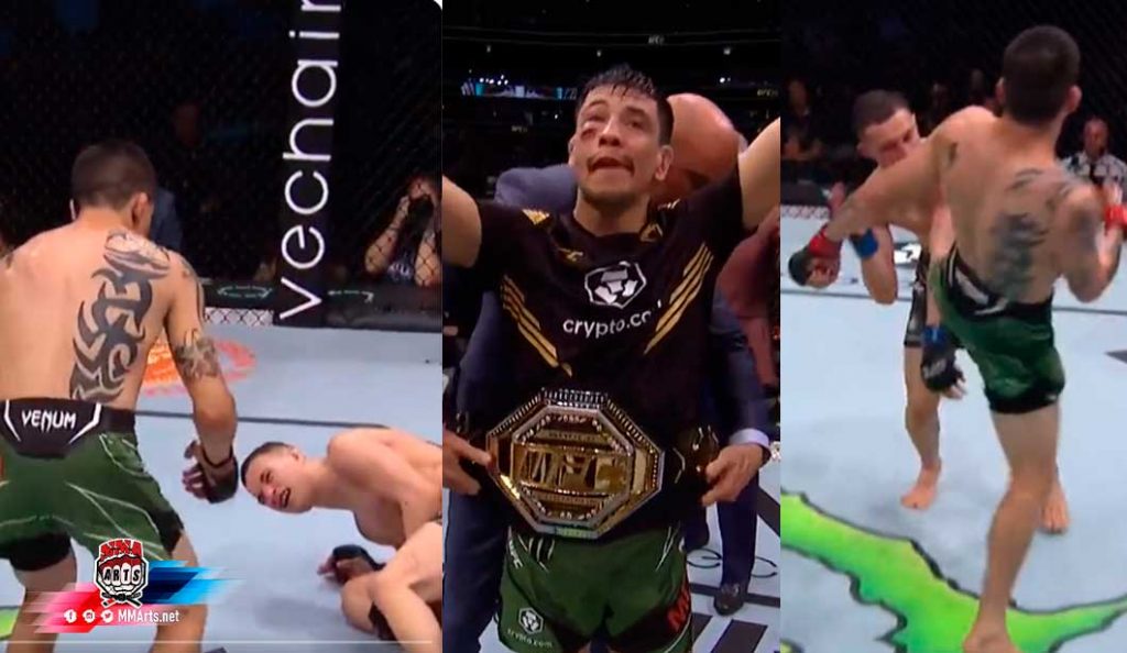 brandon-moreno-vence-a-kai-kara-france-UFC-277
