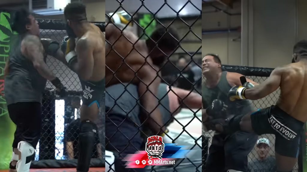 peleador callejero es noqueado por uno de UFC