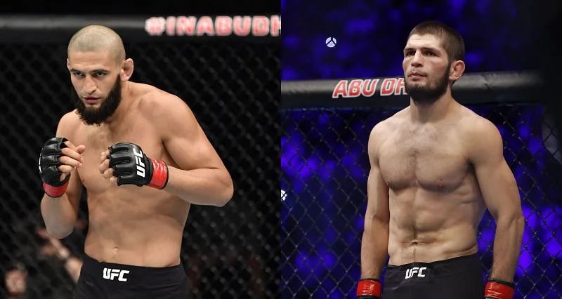 khamzat chimaev y khabib nurmagomedov UFC