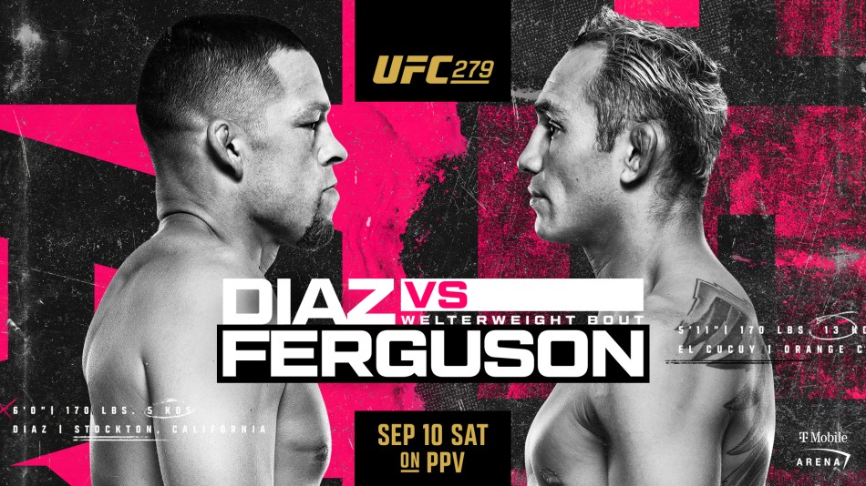 ufc-279-poster- ferguson vs diaz chimaev vs holland en vivo