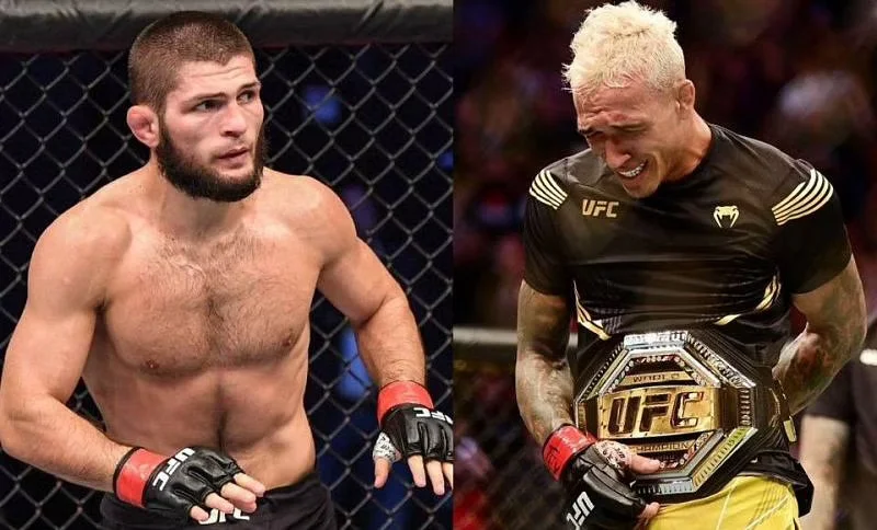 charles oliveira vs khabib nurmagomedo UFC 280 islam makhachev