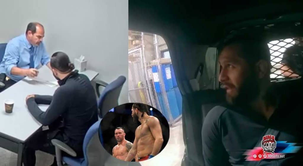 video-arresto-jorge-masvidal-ufc-272-tras-golpear-a-colby-covington