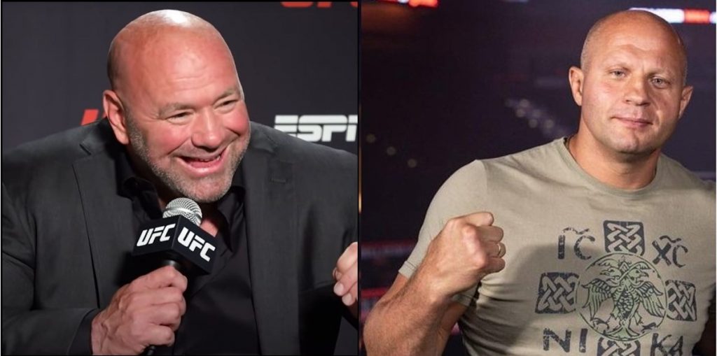 fedor emilianenko y dana white UFC bellator 290