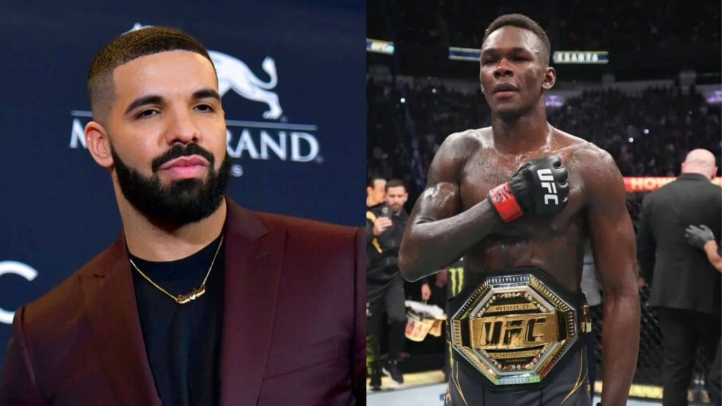 Drake-apuesta por-Israel-Adesanya en el UFC 287 y gana 2 millones de dólares