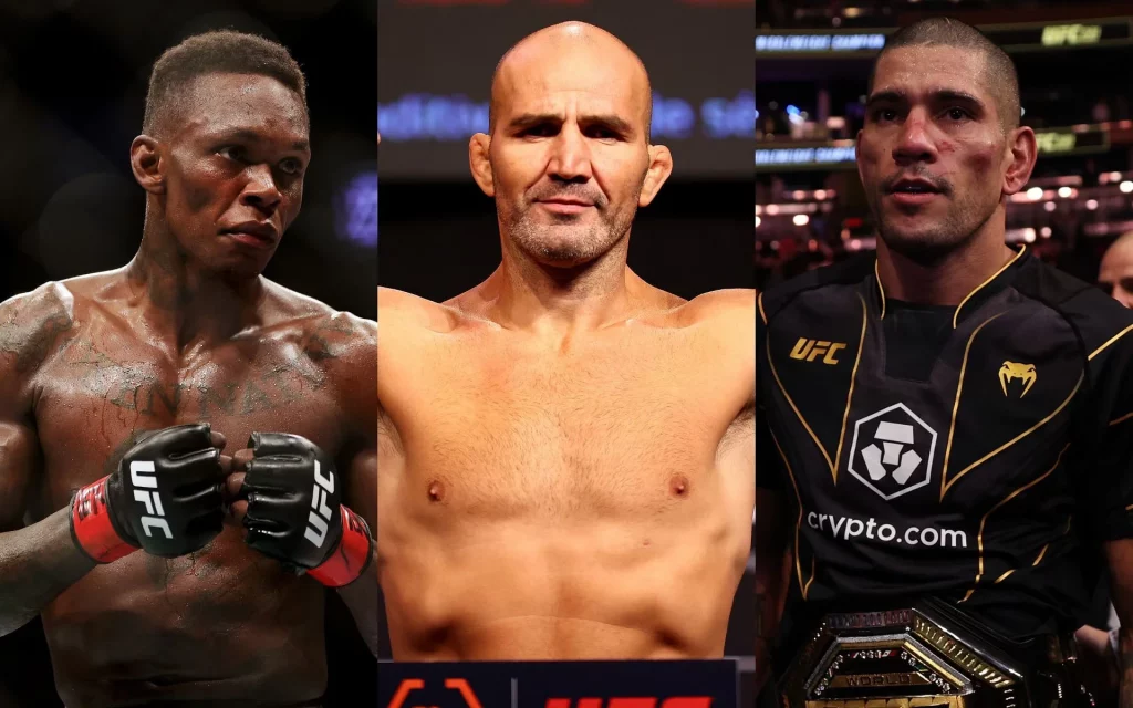 glover teixeira, alex ereira israel adesanya UFC 287