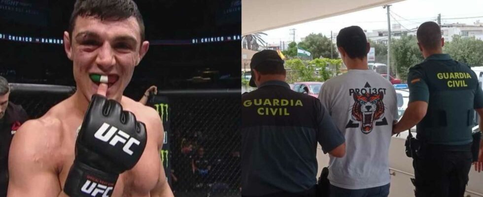 Alessio Di Chirico peleador de UFC arrestado en españa