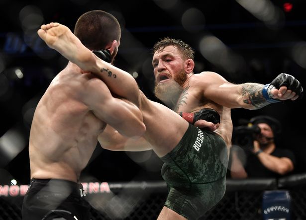 Khabib-vs-McGregor se rompe los dedos de los pies UFC 229
