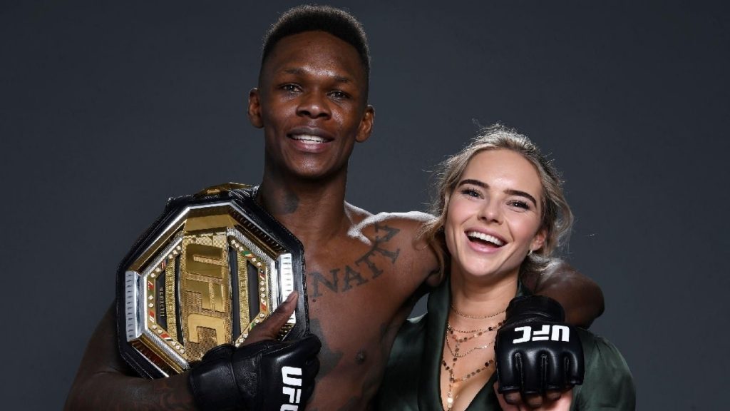 israel-adesanya-novia charlotte-powdrell UFC