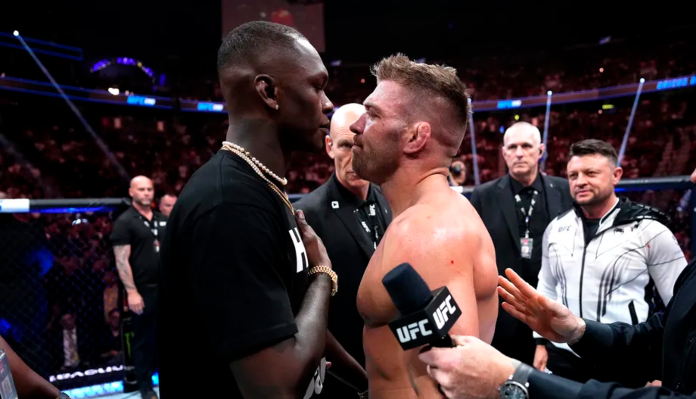 Israel-Adesanya-and-Dricus-du-Plessis- UFC 290