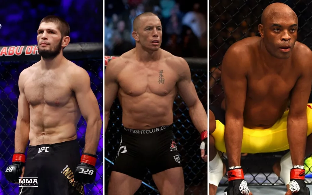 anderson silva khabib nurmagomedov georges st pierre UFC BJJ