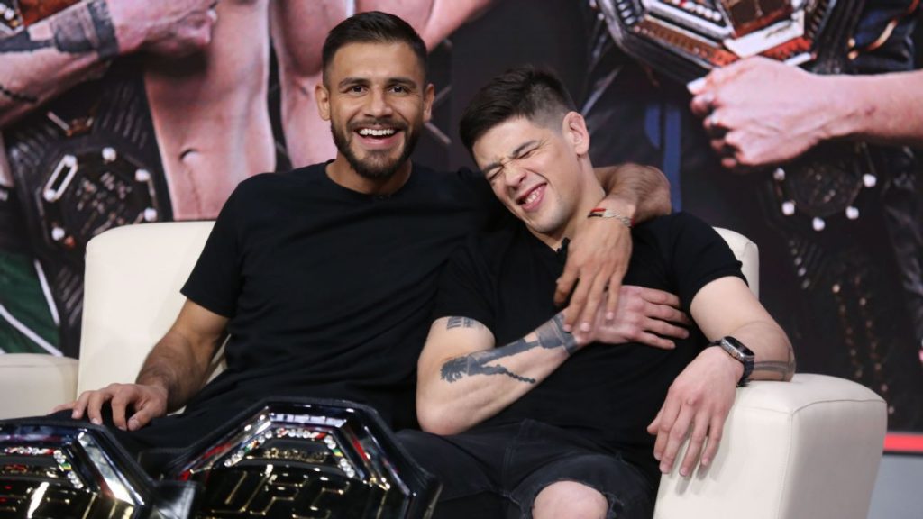 brandon moreno y yair rodríguez UFC 290