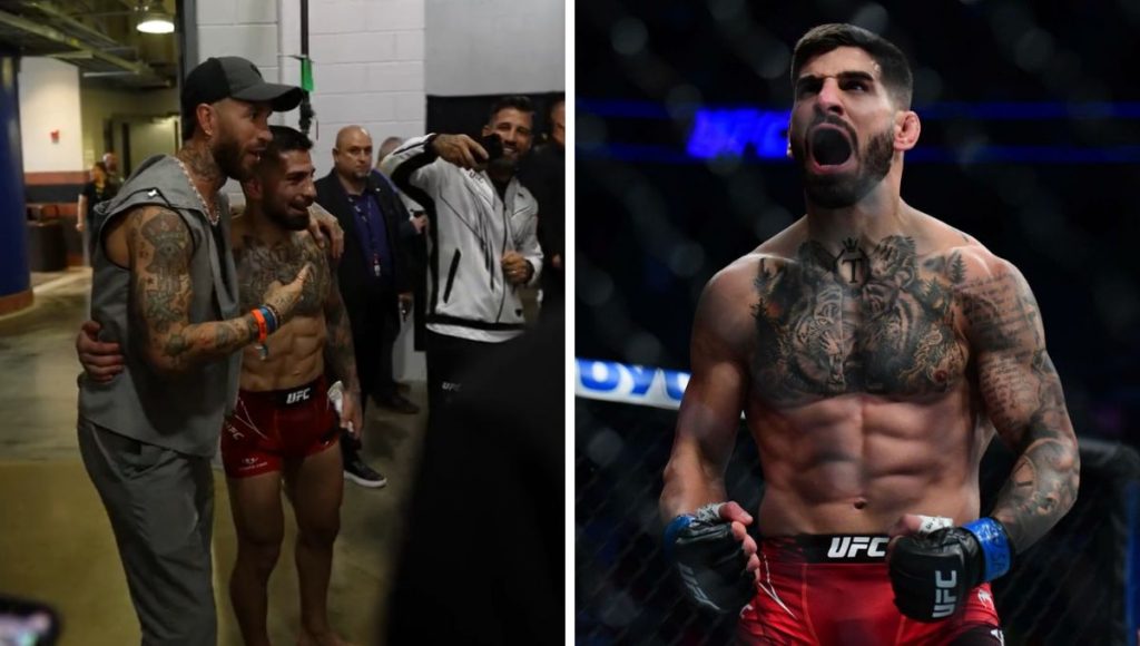 ilia_topuria_con_sergio_ramos UFC en españa