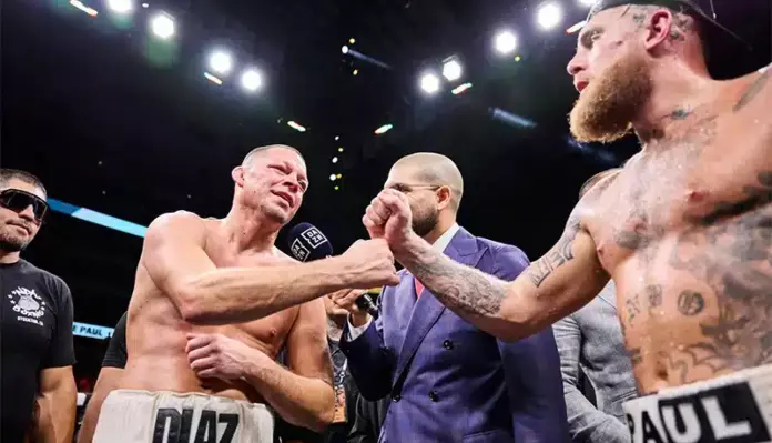 Nate Diaz y Jake Paul