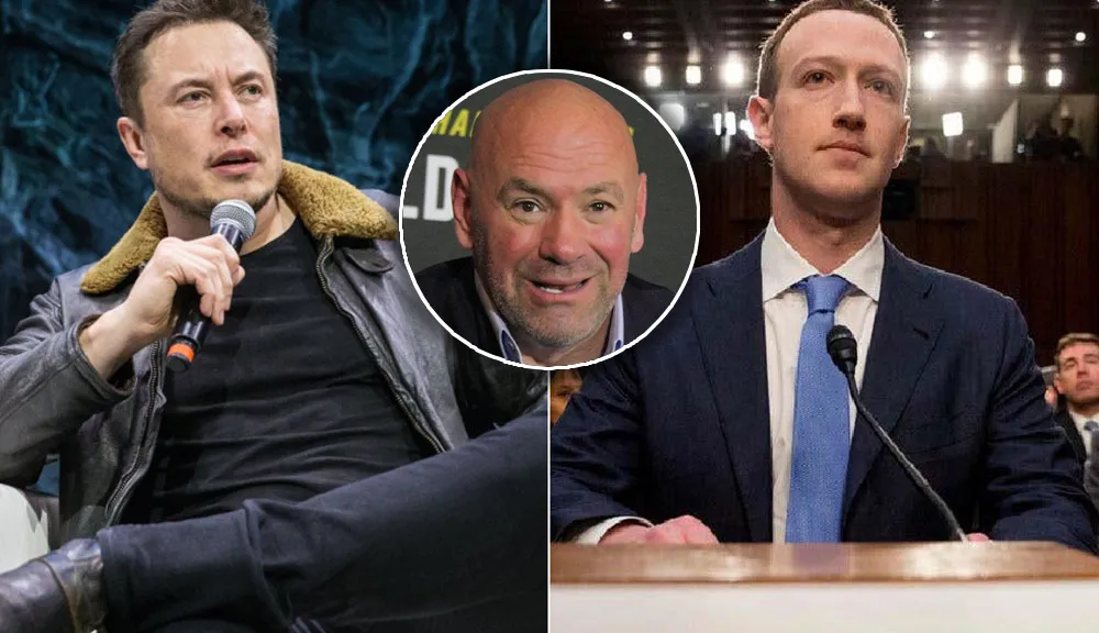 elon-musk-mark-zuckerberg-dana-white pelea en coliseo romano