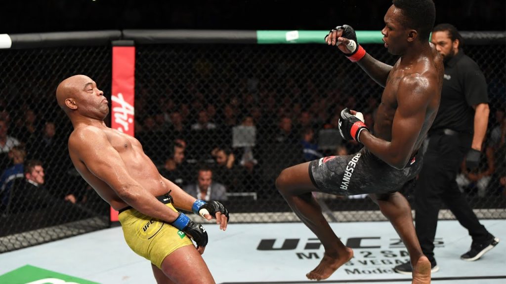 anderson silva vs israel adesanya UFC