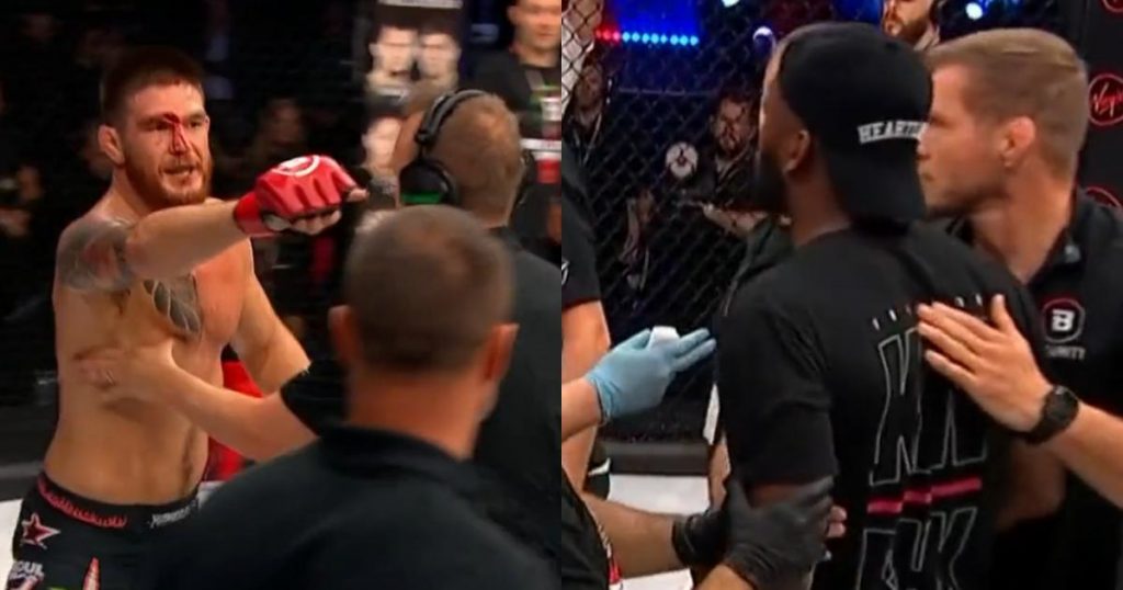 leon-edwards-johnny-eblen-bellator-299 pelea en el octágono