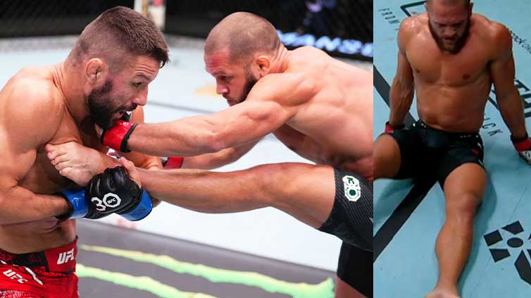 mateusz-gamrot-vs-rafael-fisiev-lesión-UFC