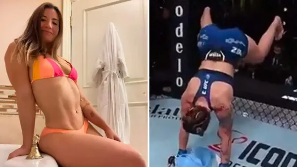 ailín perez twerk y only fans UFC