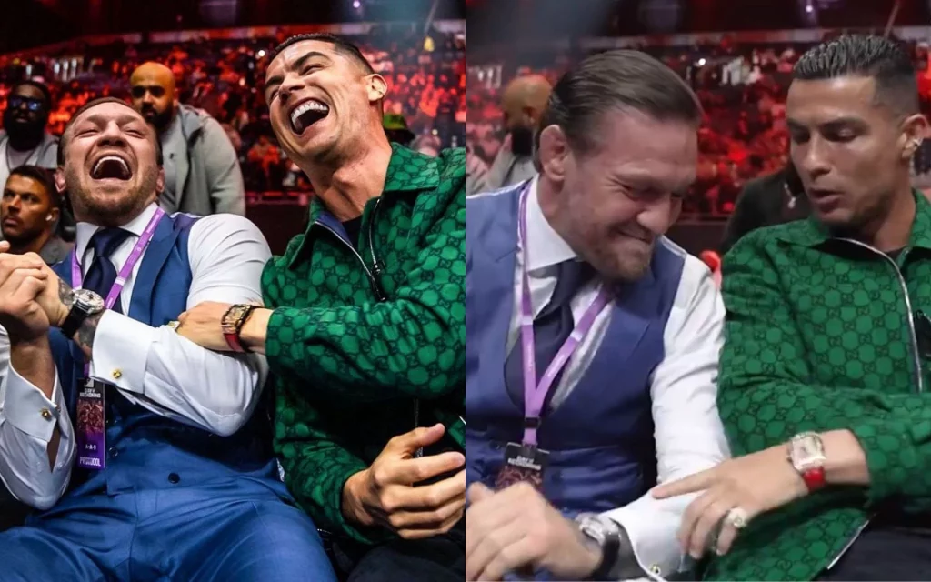 cristiano ronaldo y conor mcgregor lujosos relojes